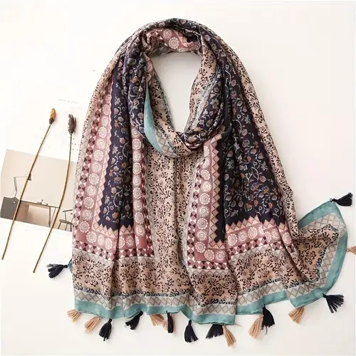 Boho Desenli Şal